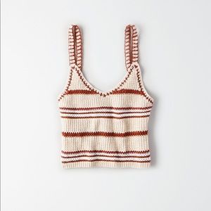AMERICAN EAGLE crochet tank